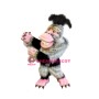 White Long Furry Monkey Mascot Costume