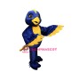 Blue & Yellow Bird Mascot Costume