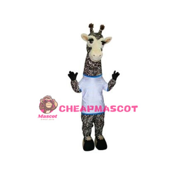 Sport School Giraffe Mascot Costume