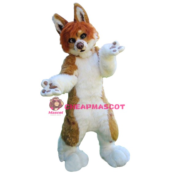Super Cute Realistic Dog Mascot Costume