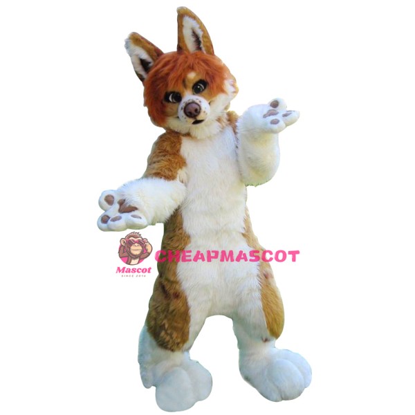 Super Cute Realistic Dog Mascot Costume