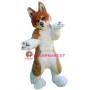 Super Cute Realistic Dog Mascot Costume