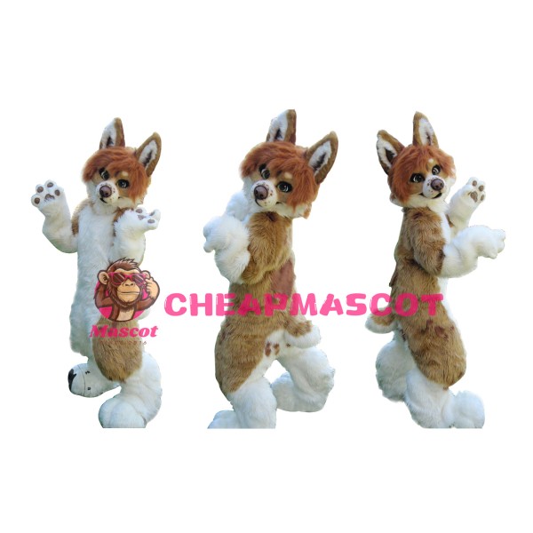 Super Cute Realistic Dog Mascot Costume