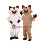 Brown and White Cat Costume Halloween Mascot Costume