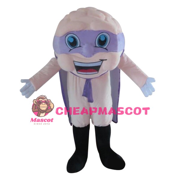 Brain Mascot Costume With Cape For Adult