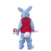 Animal Blue Easter Bunny Mascot Costume