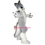 Grey & Black Wolf Mascot Costume