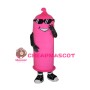 Pink Condom Mascot Costume