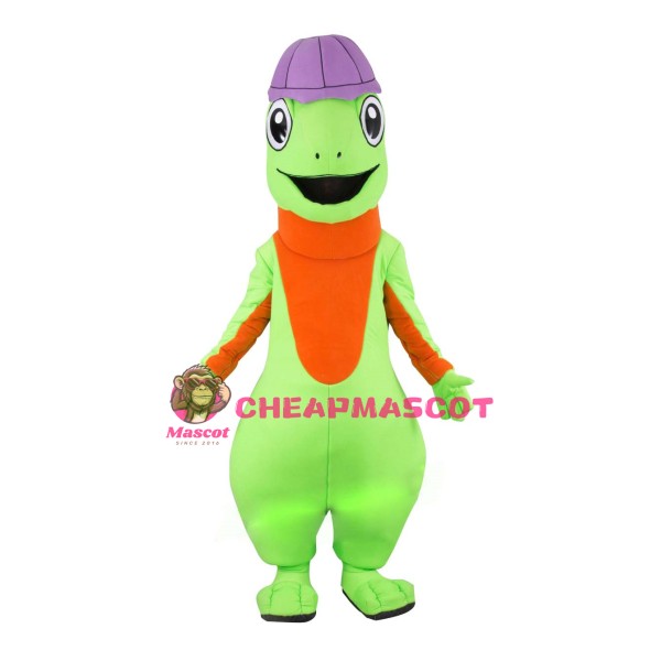 Happy Lightweight Lizard Mascot Costume