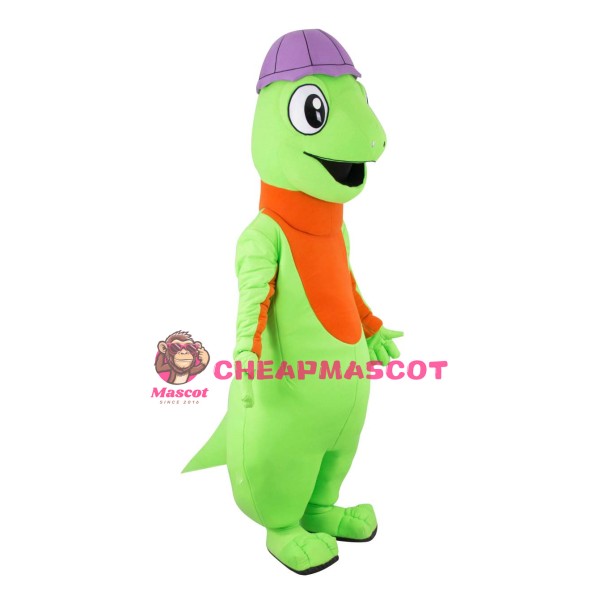 Happy Lightweight Lizard Mascot Costume