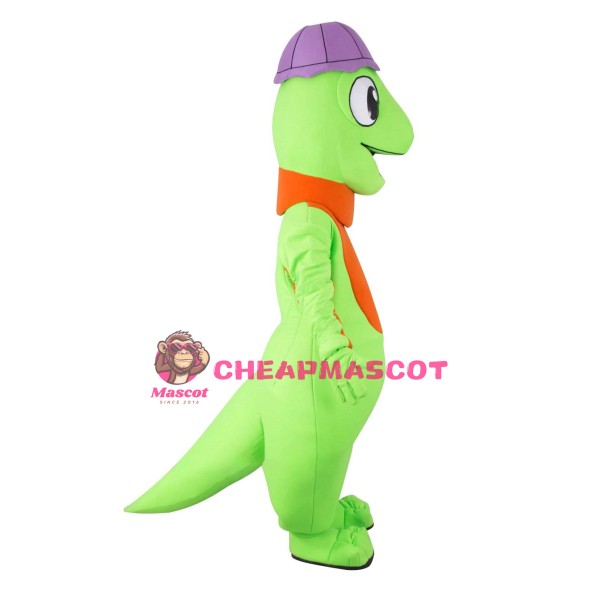 Happy Lightweight Lizard Mascot Costume