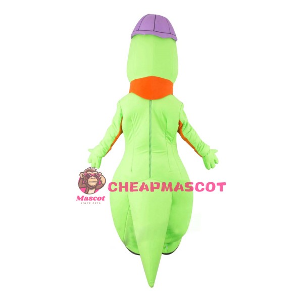 Happy Lightweight Lizard Mascot Costume