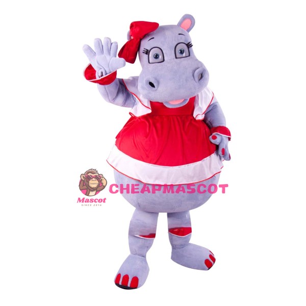 Beautiful Hippo Mascot Costume