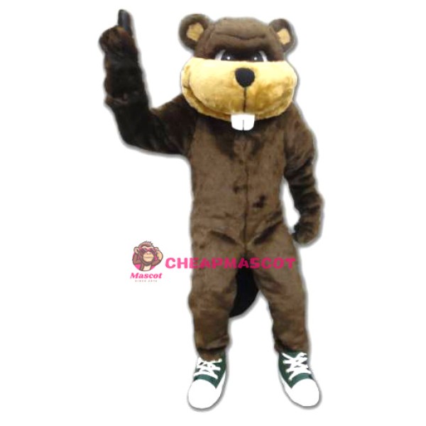 Sport School Beaver Mascot Costume
