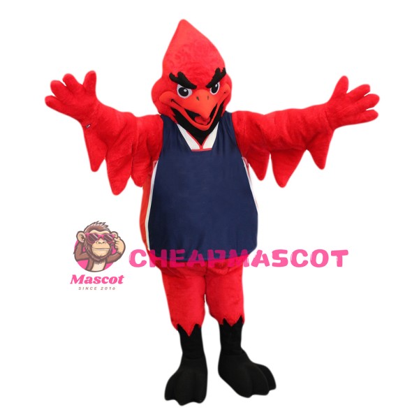 School Cardinal Mascot Costume