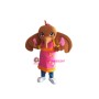 Sula Baby Elephant Brown Mascot Costume