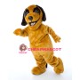 Happy Yellow Dog Mascot Costume