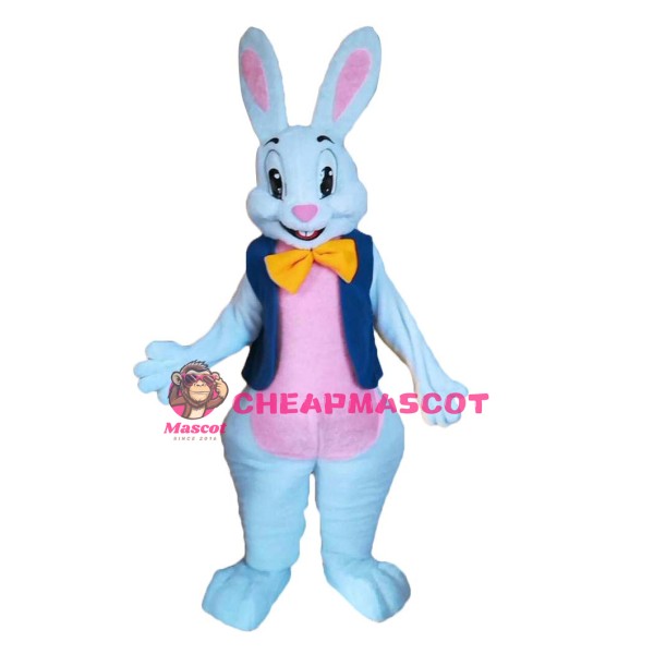 Easter Bunny White Adult Mascot Costume