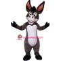 Happy Lightweight Donkey Mascot Costume