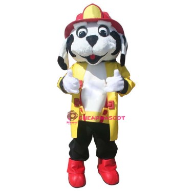 Professional Fire Dog Mascot Costume