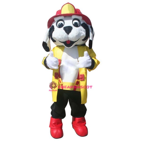 Professional Fire Dog Mascot Costume