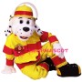 Earnest Fire Dog Mascot Costume