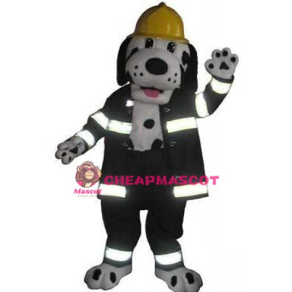 Fire Dog Mascot Costume
