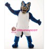 Sport Blue Wolf Mascot Costume
