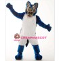 Sport Blue Wolf Mascot Costume