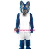Sport Blue Wolf Mascot Costume