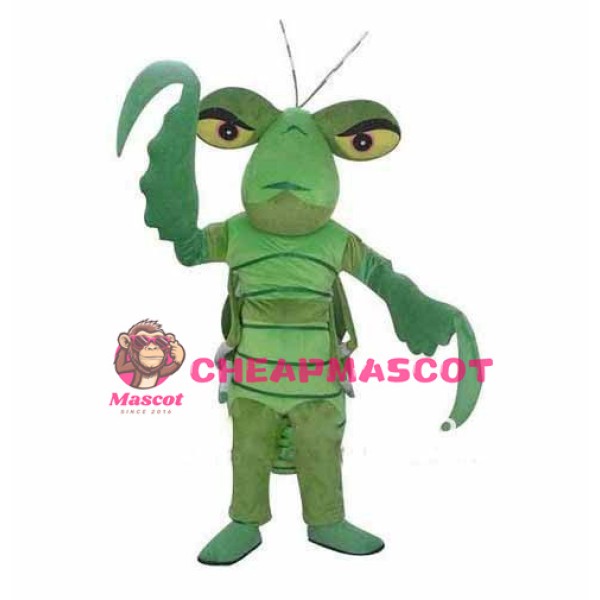 Green Mantis Mascot Costume