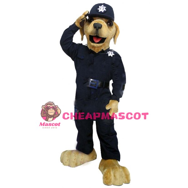 Police Dog Mascot Costume