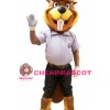 Worker Beaver Mascot Costume