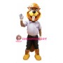 Worker Beaver Mascot Costume