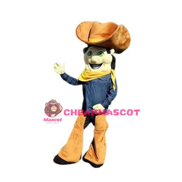 Happy Cowboy Mascot Costume