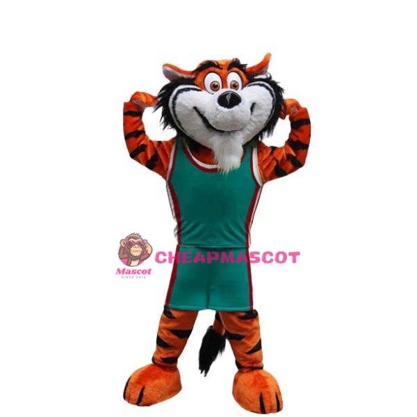 Sport School Tiger Mascot Costume