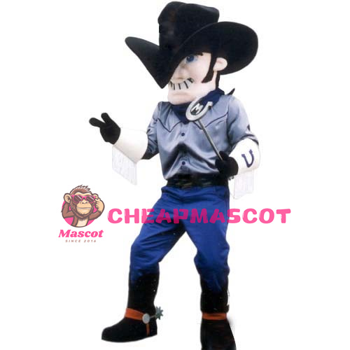 Cowboy Human Mascot Costume