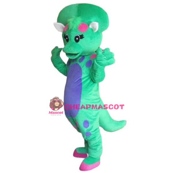 Funny Baby Bop Dinosaur Mascot Costume