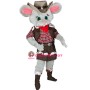 Grey Female Mouse Mascot Costume