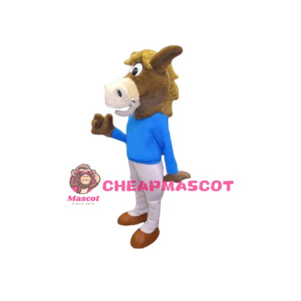 Sport School Horse Mascot Costume