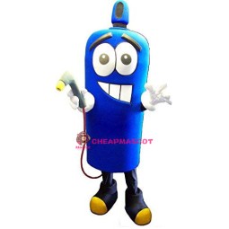 Blue Gas Bottle Mascot Costume