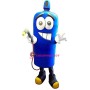 Blue Gas Bottle Mascot Costume