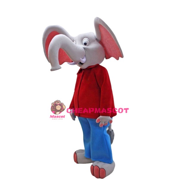 Big Ears Elephant Mascot Costume