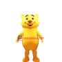 Happy Yellow Bear Mascot Costume