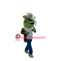 Green Catfish Mascot Costume