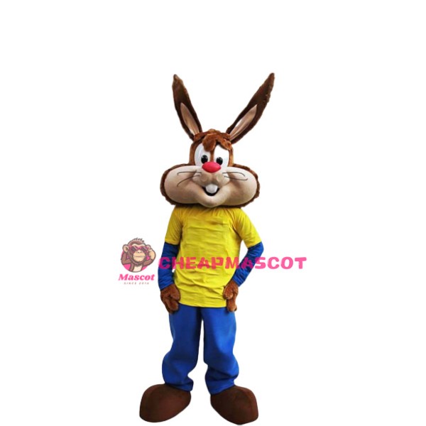 School Bunny Mascot Costume