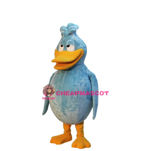 Funny Blue Duck Mascot Costume