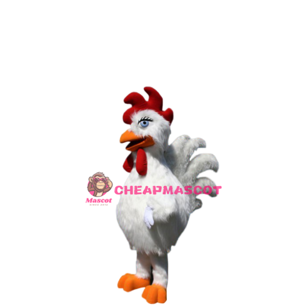 Good Quality White Chicken Mascot Costume