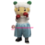Boxer Sheep Mascot Costume
