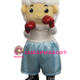 Boxer Sheep Mascot Costume